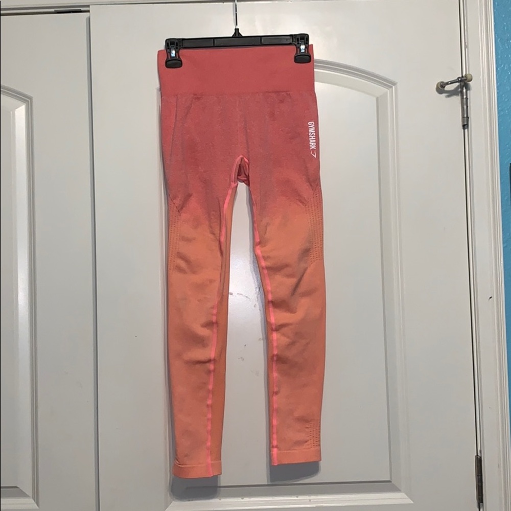 Gymshark Ombré Seamless Orange to Pink Small